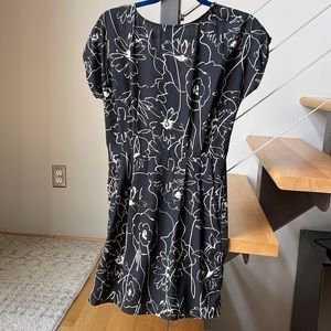 Black and white dress